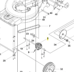 Przekładnia kosiarki LC 551SP Husqvarna