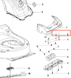 Podkładka kosiarki LC 141C Husqvarna