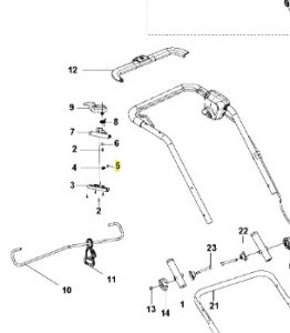 Sprężyna kosiarki LC 141C Husqvarna