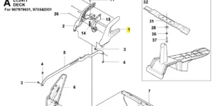 Osłona kosiarki LC 247i Husqvarna