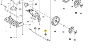 Dystans kosiarki LC 247i Husqvarna