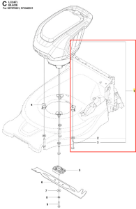 Napęd kosiarki LC 247i Husqvarna