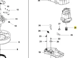 Koło pasowe kosiarki LC 141C Husqvarna