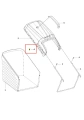 Śruba kosiarki LC 141C Husqvarna, metaliczna, w kolorze srebrnym, przedstawiona z przodu, z czytelnym numerem identyfikacyjnym 6. Widoczny kształt podłużny z gwintem na całej długości. Niezbędna do montażu lub naprawy urządzenia.