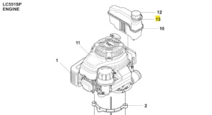 Uszczelka kosiarki LC 551SP Husqvarna