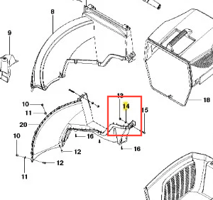 Podkładka kosiarki LC 48VE Husqvarna