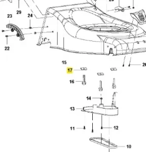 Uszczelka kosiarki LC 140S Husqvarna