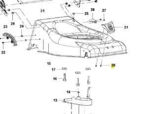 Śruba kosiarki LC 140S Husqvarna