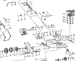 Wspornik kosiarki LC 140S Husqvarna
