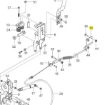 Uchwyt sprężyny, prawy kosiarki o zerowym promieniu skrętu Z560X Husqvarna