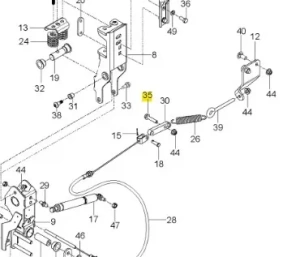 Śruba kosiarki o zerowym promieniu skrętu Z560X Husqvarna