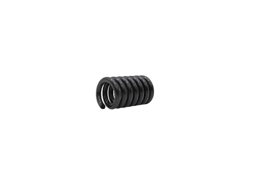 Amortyzator pilarki Partner P4616, czarny cylindryczny element z widocznymi rowkami, umieszczony w pozycji pionowej, na jednolitym tle. Produkt wykonany z metalu, służy do tłumienia drgań w pilarkach.
