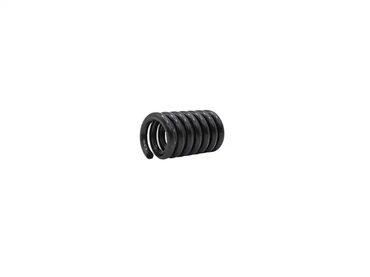 Amortyzator pilarki Partner P4616, czarny cylindryczny element z widocznymi rowkami, umieszczony w pozycji pionowej, na jednolitym tle. Produkt wykonany z metalu, służy do tłumienia drgań w pilarkach.