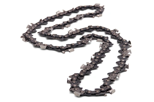 Łańcuch tnący o grubości 1/4, 1,3 mm, 68 DL, z logo HUSQVARNA. Elementy metalowe w kolorze czarnym z połyskiem, ułożony w falę, z widocznymi ogniwami i zębami, gotowy do użycia. Zdjęcie na przezroczystym tle, bez dodatkowych elementów.