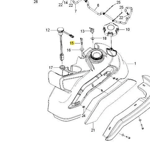 Osłona prawa kosiarki Z560X Husqvarna w kolorze czarnym, prezentowana z boku. Widoczne mocowania oraz detale konstrukcyjne. Element w kształcie zaokrąglonym, zamontowany, z gniazdem na silnik. Tło proste, białe.