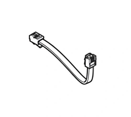 Zestaw okablowania do robota Husqvarna Automower 410XE NERA, dwie czarne złączki połączone elastycznym przewodem. Nowy, idealny do naprawy lub wymiany uszkodzonego okablowania.