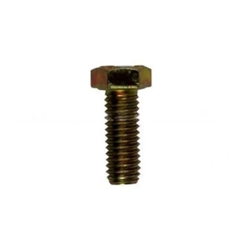 Śruba robota koszącego CEORA 544 EPOS Husqvarna, metalowa, o sześciokątnej główce i gwintowanej łbie, stoi pionowo, z wyraźnie widoczną teksturą gwintu. Kolor złoty, bez dodatkowych oznaczeń.