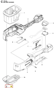 Śruba podkaszarki 136LiL Husqvarna