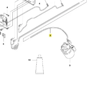 Okablowanie podkaszarki 136LiC Husqvarna