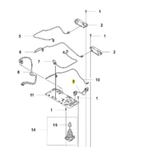 Kabel zasilający p3 robota koszącego CEORA 544 EPOS Husqvarna