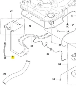 Wiązka robota koszącego Automower 520 EPOS Husqvarna