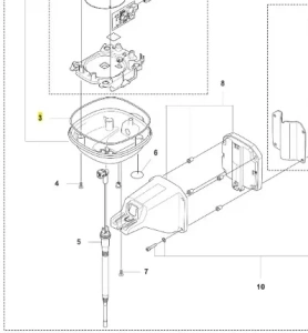 Uszczelka stacja referencyjna robota koszącego Automower 520 EPOS Husqvarna