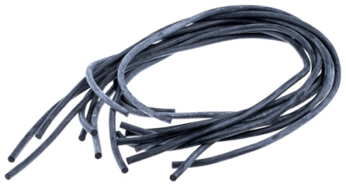 Zestaw uszczelek do robota Husqvarna Automower 305, czarne elastyczne kable o różnych długościach, gładkie, prostokątne, na ciemnym tle, idealne do montażu.