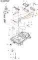 Linka robota koszącego AUTOMOWER 315X Husqvarna, elastyczna, cieniowana, w kolorsystemie neutralnym. Widoczna z kształtem długiego przewodu, w ujęciu z góry, w kontekście detali zestawu. W tle elementy montażowe i obudowa robota.