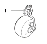Zespół koła robota koszącego Automower 560 EPOS Husqvarna