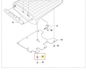 Zatrzask robota koszącego Automower Solar Hybrid Husqvarna