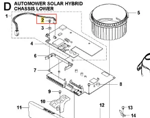 Śruba robota koszącego Automower Solar Hybrid Husqvarna