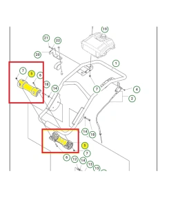 Wspornik zagęszczarki LT 8005 