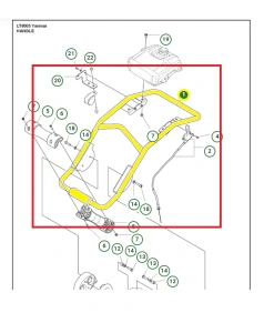 Uchwyt zagęszczarki LT 8005  