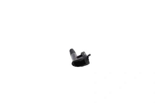 Filtr oleju do pilarki Husqvarna 435 II/440 II/445 II/450 II, czarny, z tworzywa sztucznego, o cylindrycznym kształcie. Ujęcie z boku, prezentujące detal mocowania. Tło białe, co podkreśla produkt. Wymiary i konkretne napisy na filtrze niewidoczne.