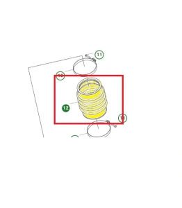 Osłona/ miech zagęszczarki Husqvarna 