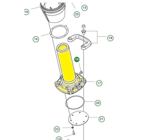 Wewnętrzna rura zagęszczarki Husqvarna  