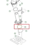 O-ring zagęszczarki Husqvarna  