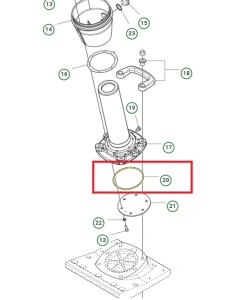 O-ring zagęszczarki Husqvarna  