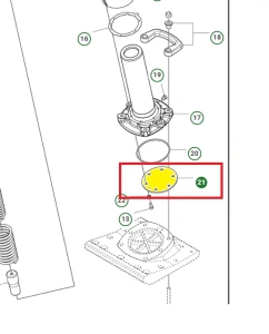 Osłona/ pokrywa zagęszczarki Husqvarna   