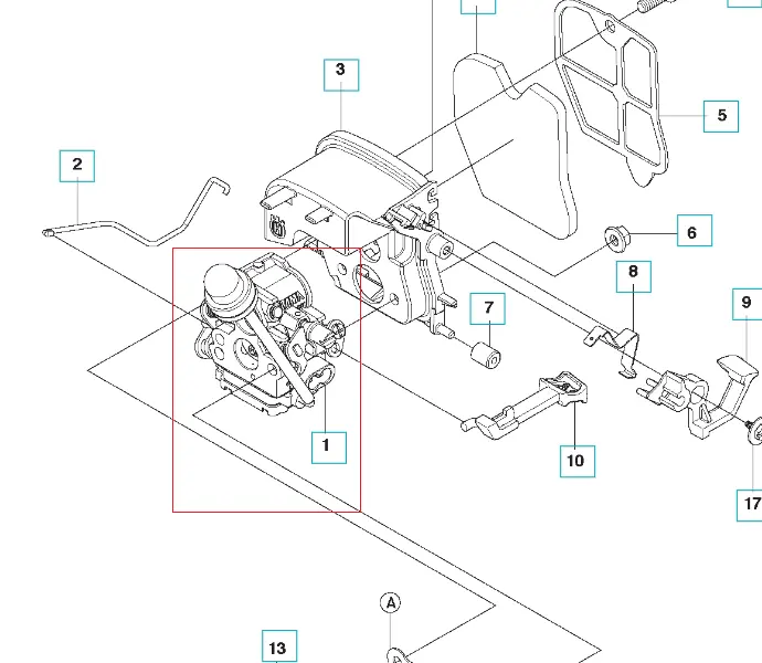schemat-gaznika-do-pilarki-husqvarna-120-mark-II