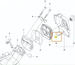 Pierścień uszczelniający gaźnika pilarki T425 Husqvarna