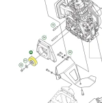 Sprzęgło zagęszczarki Husqvarna 