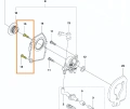 sruba-oslony-pilarki-T425-Husqvarna-schemat