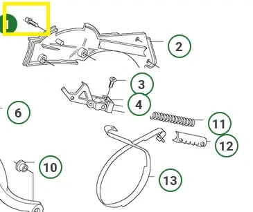 Sruba-pokrywy-pilarki-Husqvarna-365-schemat