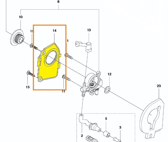 plytka-pompy-oleju-pilarki-T425-Husqvarna