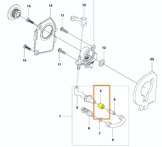 zacisk-pilarki-spalinowej-Husqvarna-T425