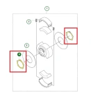 Pierścień sprzęgła zagęszczarki Husqvarna   