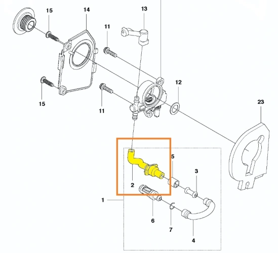 dolny-przewod-pompy-oleju-pilarki-T425