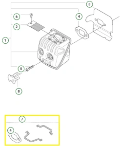Zestaw uszczelek pilarki 450S Husqvarna