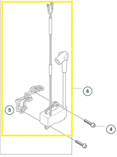 Modul-zaplonowy-pilarki-Husqvarna-450S-schemat